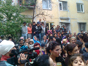 Street wedding in Ferentari neighborhood